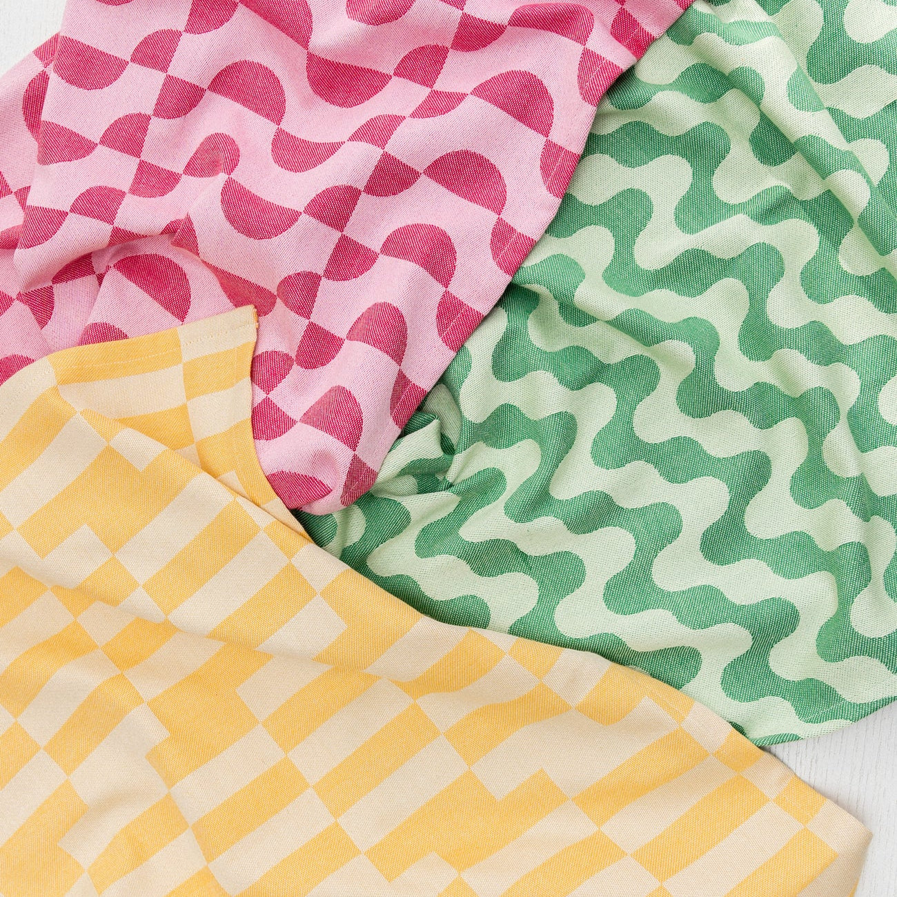 Abstract Tea Towel by Tarta Gelatina tea towel TARTA GELATINA