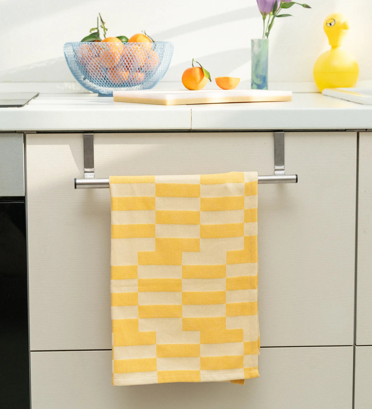 Abstract Tea Towel by Tarta Gelatina