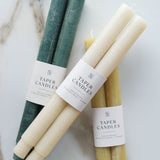 Botanica Pillar Taper Candles - Set of 2