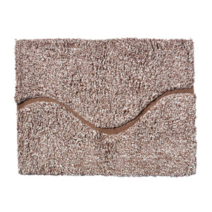 Atlas Cloud Bath Mat by Quiet Town - 31" x 24" Bath Mats & Rugs Quiet Town Bath 31"x24" Chocolate - Marled Brown + Natural