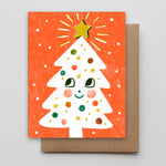 Hammerpress Holiday Cards greeting card CANDID HOME Happy Tree