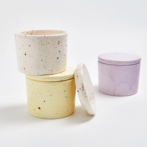 Speckled Jar with Lid by Egg Back Home Container CANDID HOME   