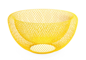 Wire Mesh Bowl - Moma Design Store bowl moma Yellow  
