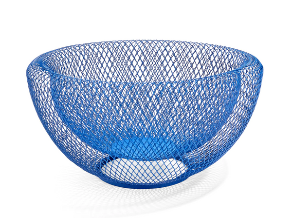 Wire Mesh Bowl - Moma Design Store bowl moma Blue  