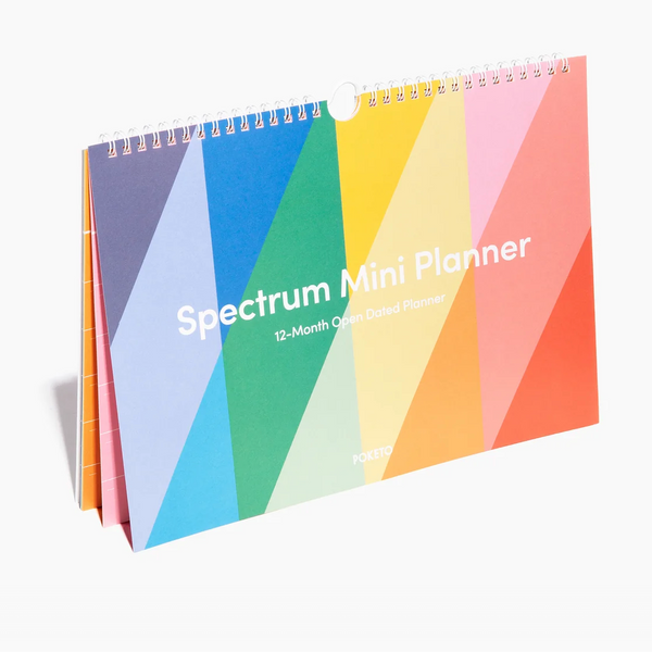 Spectrum Mini Flip Planner by Poketo Calendars, Organizers & Planners POKETO   
