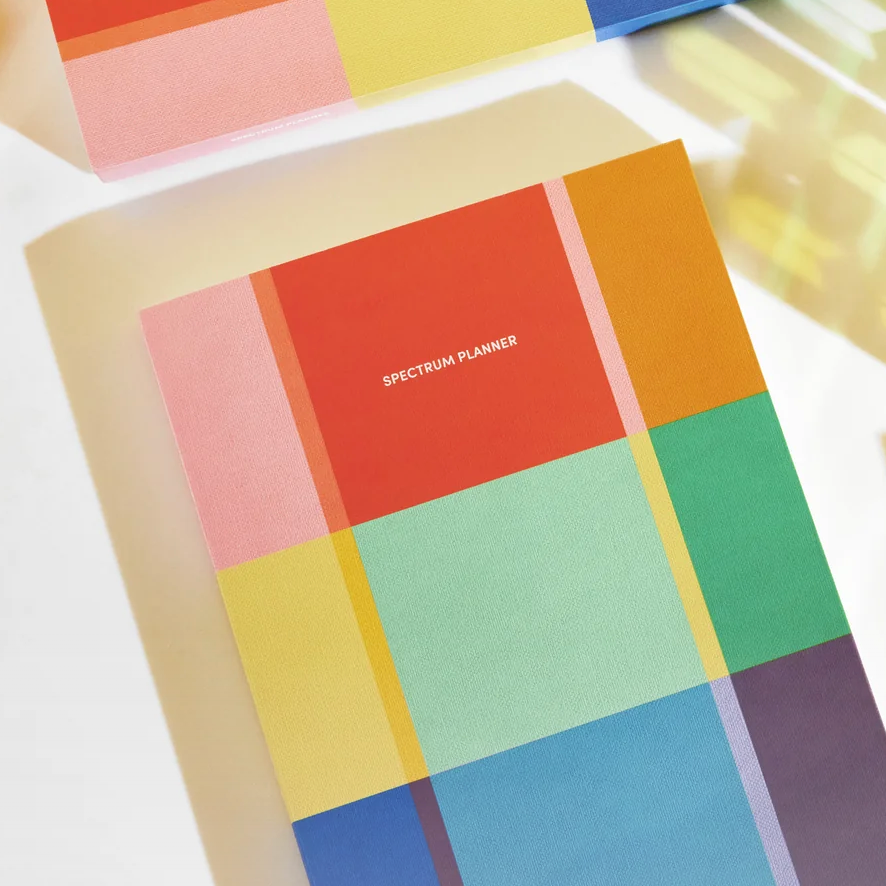 Spectrum Planner Notebook by Poketo Calendars, Organizers & Planners POKETO Rainbow