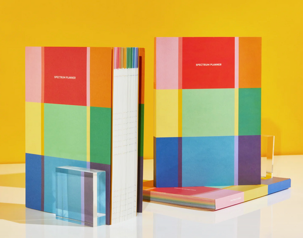 Rainbow Spectrum Planner Notebook by Poketo Calendars, Organizers & Planners POKETO   