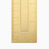 Brass Ruler Bookmark by Poketo bookmark POKETO   