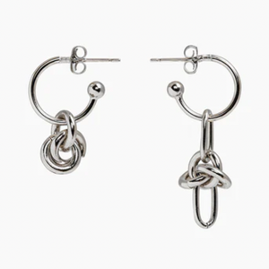 Daria Earrings by Justine Clenquet Earrings CANDID HOME Palladium  