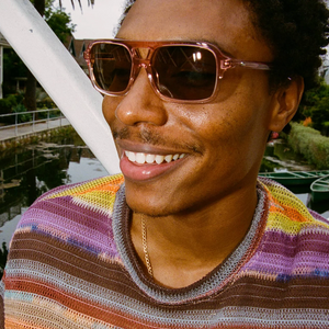 The Spaced Ranger in Mauve/Rose Gradient Bio by Crap Eyewear Sunglasses crap   