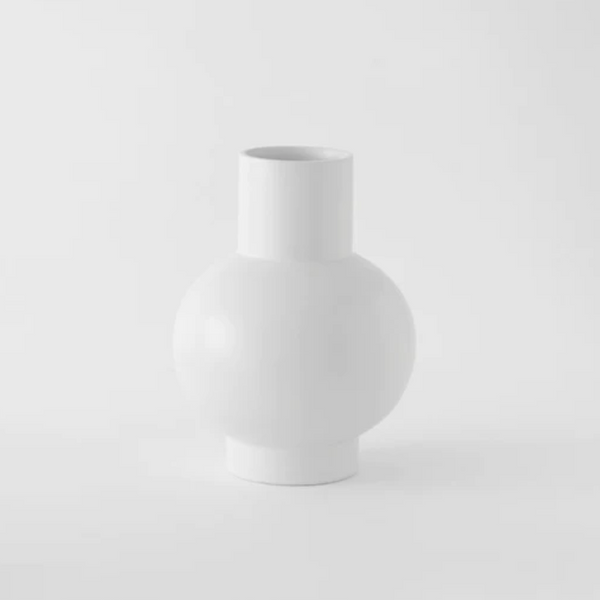 Raawii Strøm Ceramics - Multiple Shapes + Sizes vase raawii Large Vase: White  