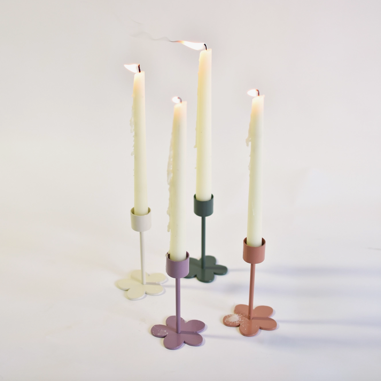 Daisy Single Candlestick by Boonies candleholder boonies   