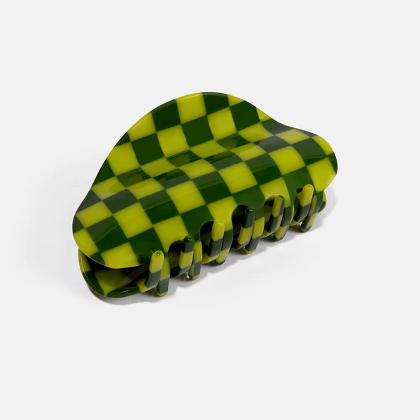 Checker Claw by Chunks Hair Claws & Clips Chunks Dill Green  