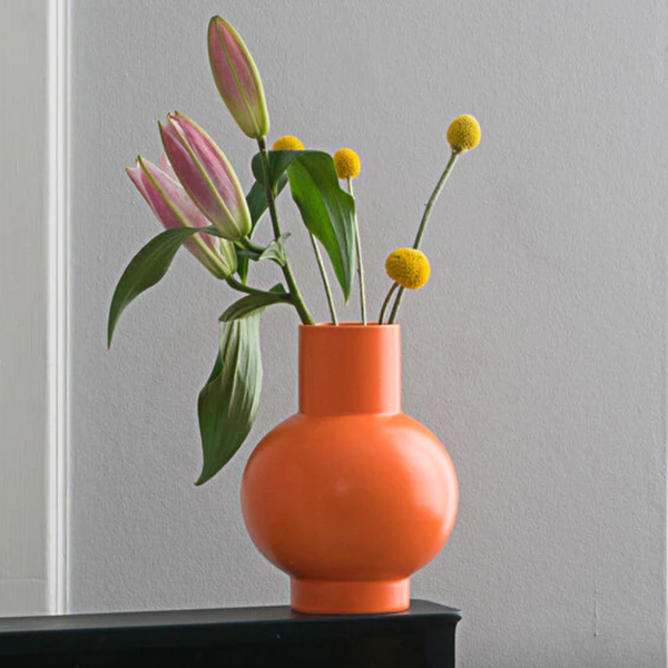 Raawii Strøm Ceramics - Multiple Shapes + Sizes vase raawii Large Vase : Orange  