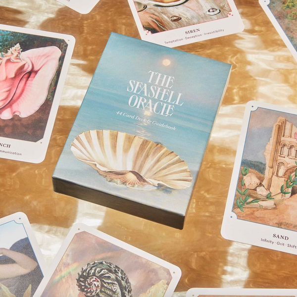 The Seashell Oracle: 44 Card Deck & Guidebook tarot cards broccoli   
