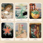 The Seashell Oracle: 44 Card Deck & Guidebook tarot cards broccoli   