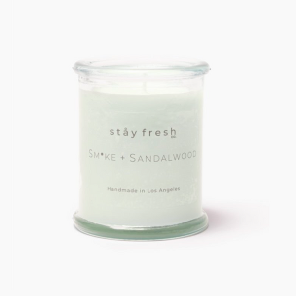 Stay Fresh Candles - 2 Sizes Available Candles stay fresh co 4 Oz. Smoke + Sandalwood  