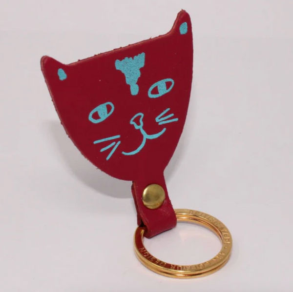 Cat Keychain by Ark Colour Design  ark colour Magenta  