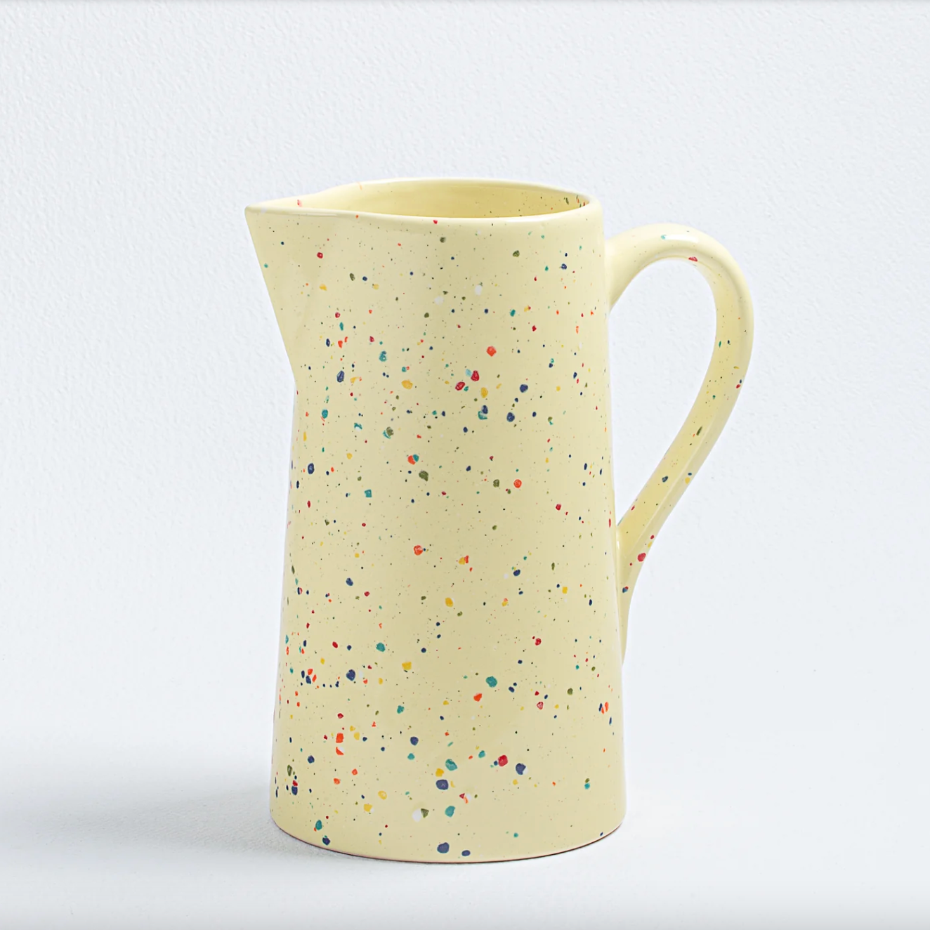 Speckled Ceramic Pitcher by Egg Back Home Ceramic Pitcher egg back home YELLOW  