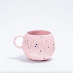 Speckled Ceramic Ball Mugs by Egg Back Home - 500 ml Mugs egg back home PINK  