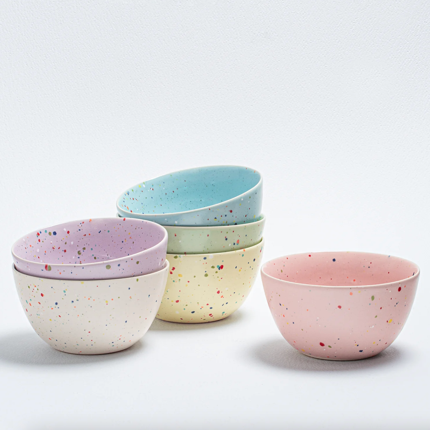 6" Speckled Ceramic Cereal Bowl by Egg Back Home bowl egg back home