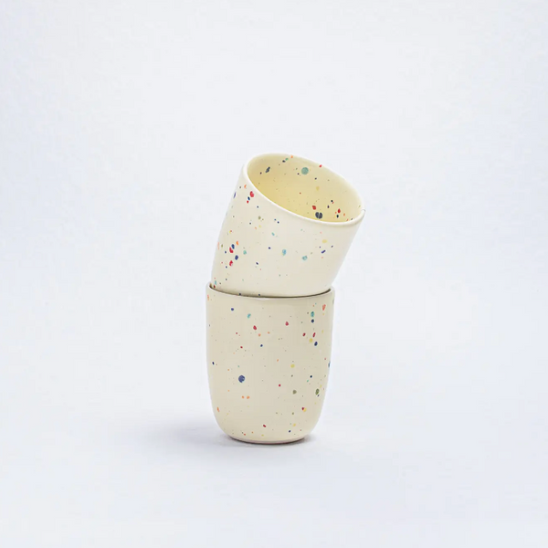 Medium Speckled Cup by Egg Back Home Ceramic Cups egg back home   