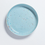 9" Party Pasta Plate by Egg Back Home plates egg back home Blue