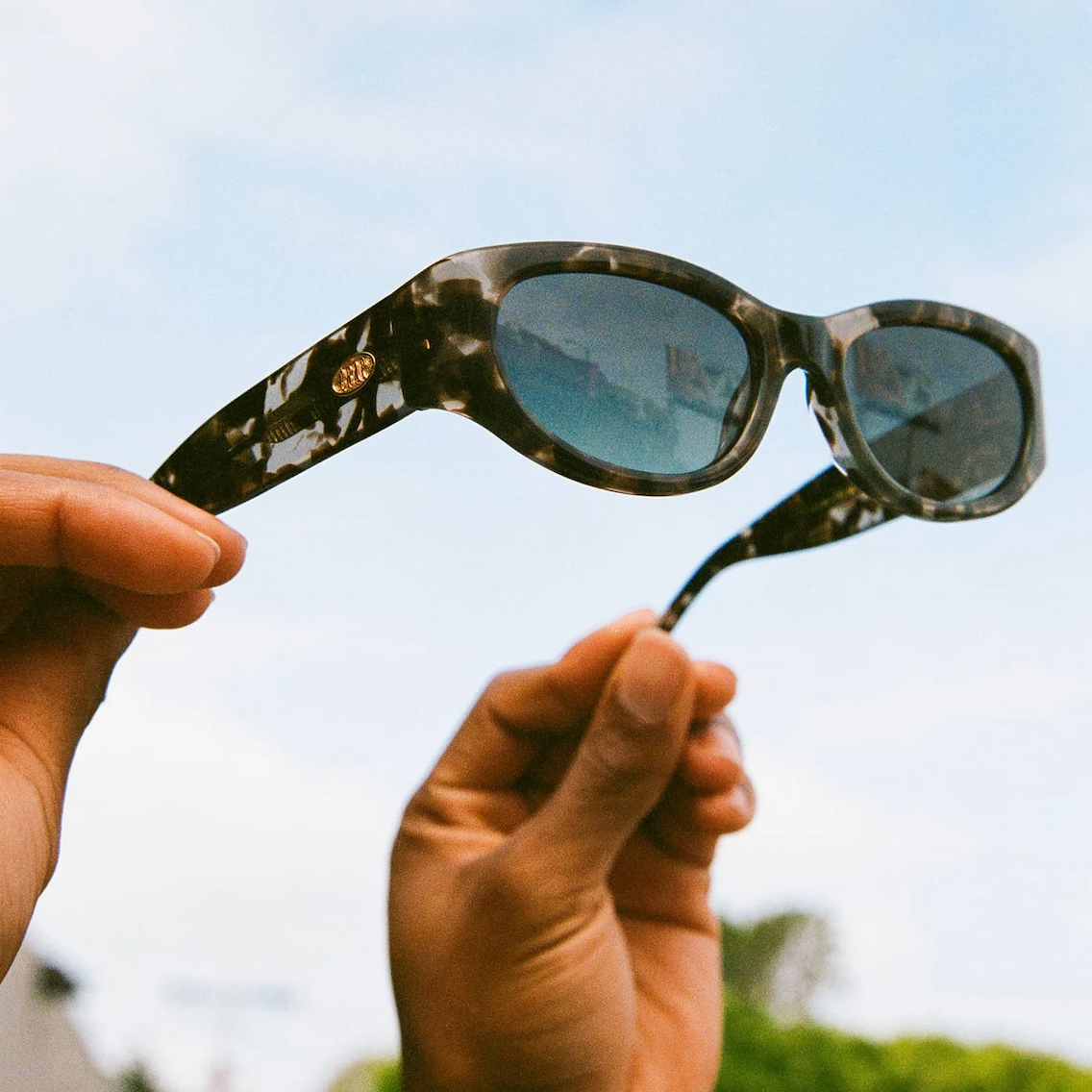 The Funk Punk in Desert Tortoise Polarized Bio by Crap Eyewear Sunglasses crap