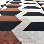 "Totem" Recycled Cotton Throw by Happy Habitat Blankets Happy Habitat   