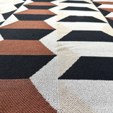 "Totem" Recycled Cotton Throw by Happy Habitat Blankets Happy Habitat   