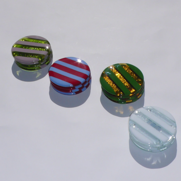 Striped Glass Coasters by Dot Glass kitchen > Coasters > best housewarming gifts > good > housewarming gifts > house warming > housewarming gift ideas > housewarming gifts for couples > new home gift ideas > new home gifts > sustainable gifts DOT   