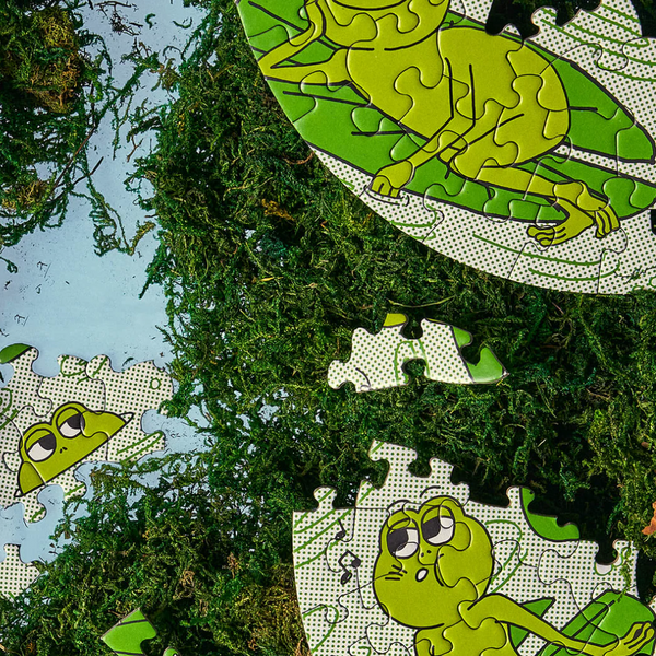 Le Puzz Mini Puzzle - Peace Frogs Jigsaw Puzzles le puzz   