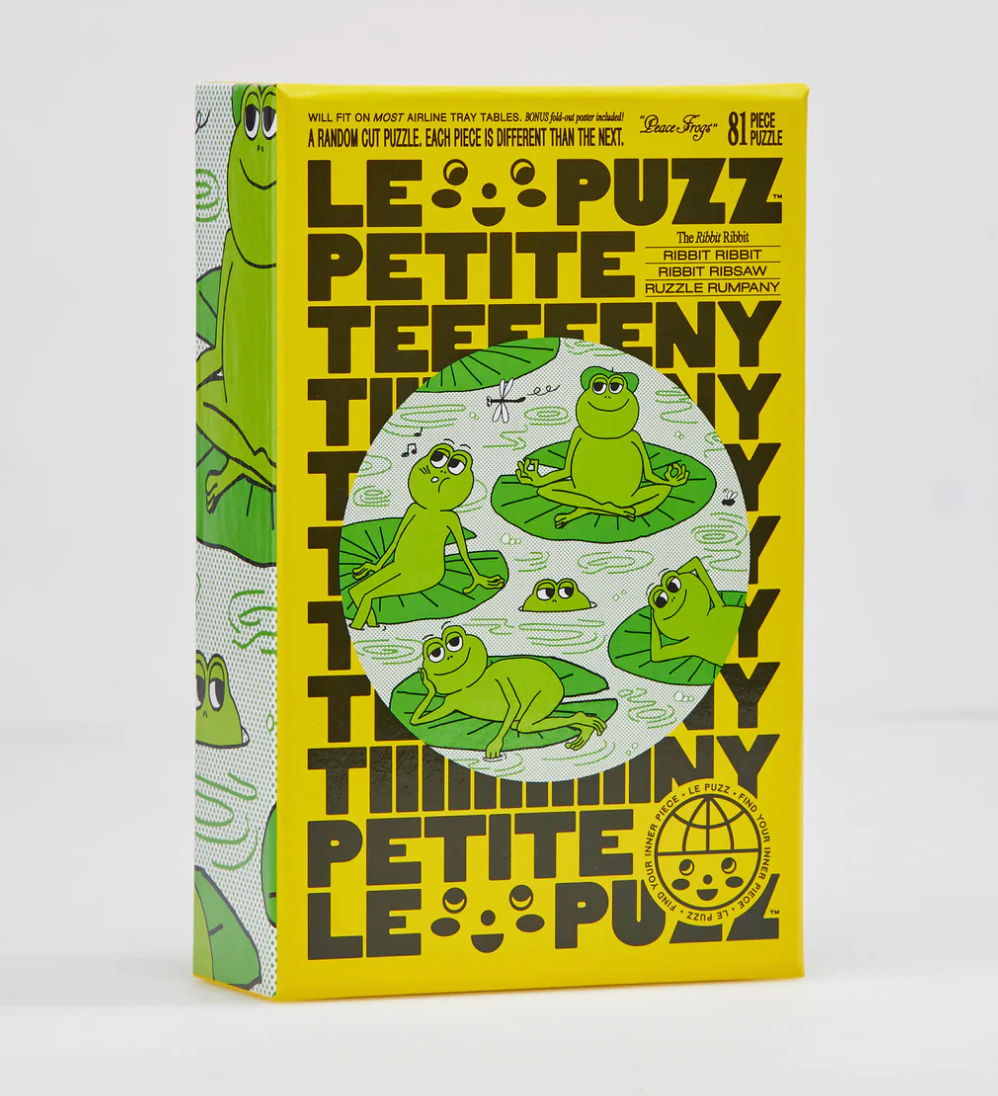 Le Puzz Mini Puzzle - Peace Frogs Jigsaw Puzzles le puzz   