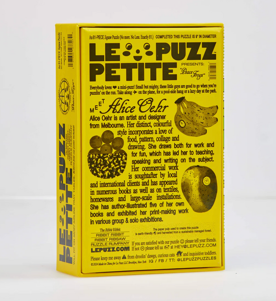 Le Puzz Mini Puzzle - Peace Frogs Jigsaw Puzzles le puzz   