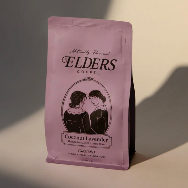 Elders Coffee - 12oz Medium Roast Kitchen + Bar CANDID HOME Coconut Lavender  