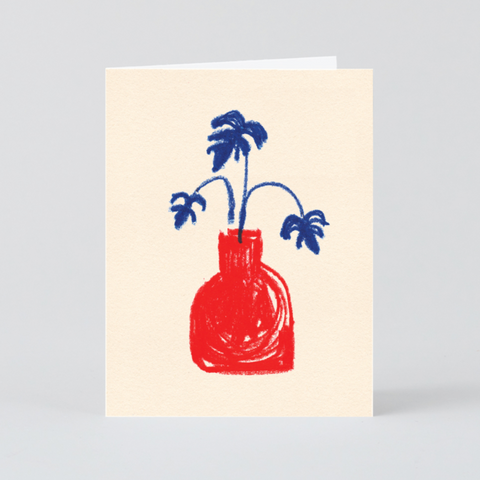 Wrap Magazine Card Mini  CANDID HOME Red Vase  