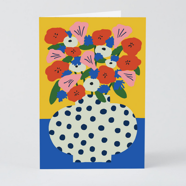 Wrap Magazine Art Cards - Blank Inside Artwork CANDID HOME Flowers  