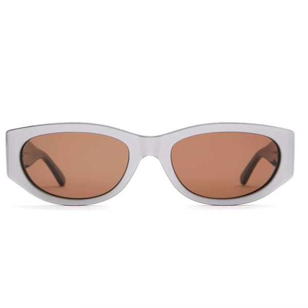 The Funk Punk in Recycled Metallic Silver by Crap Eyewear Sunglasses crap   