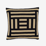 "Columns" Pillow Cover By Verloop Pillowcases & Shams Verloop Black + Tan