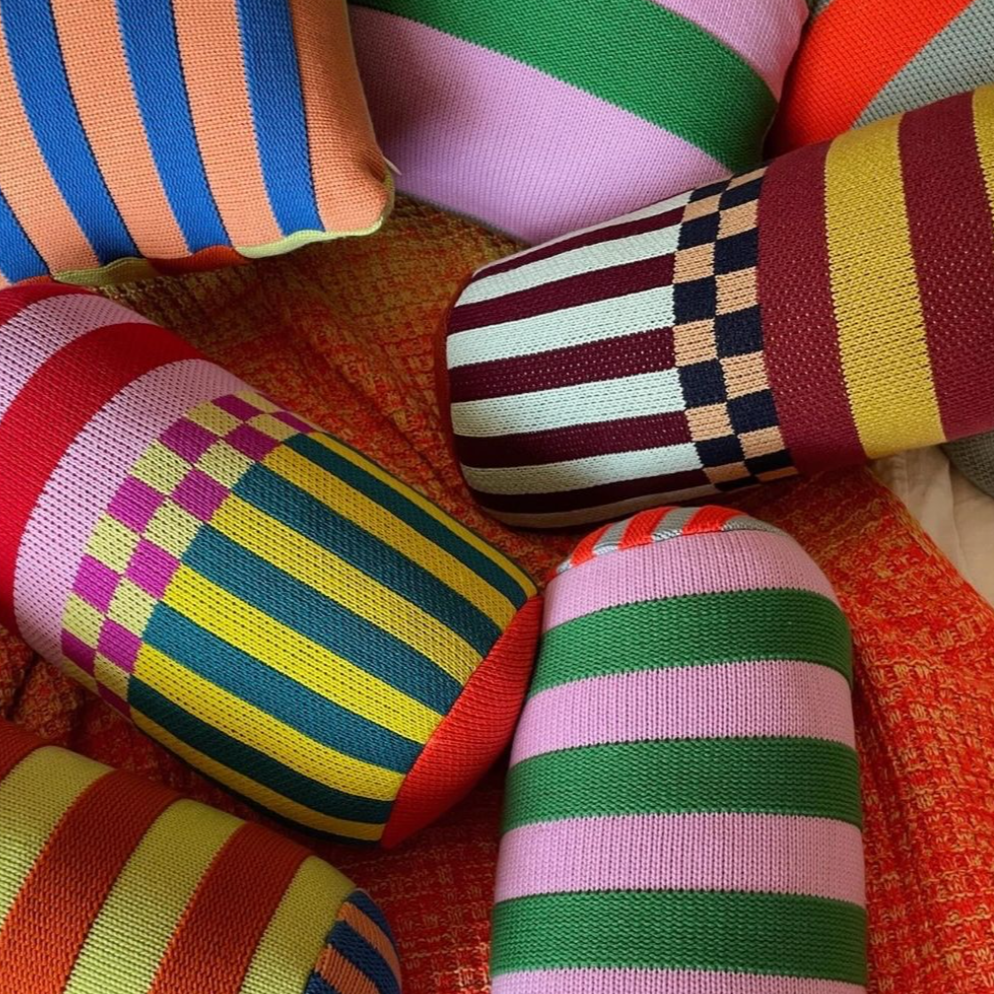 "Patch" Bolster Pillow by Verloop Pillows Verloop   