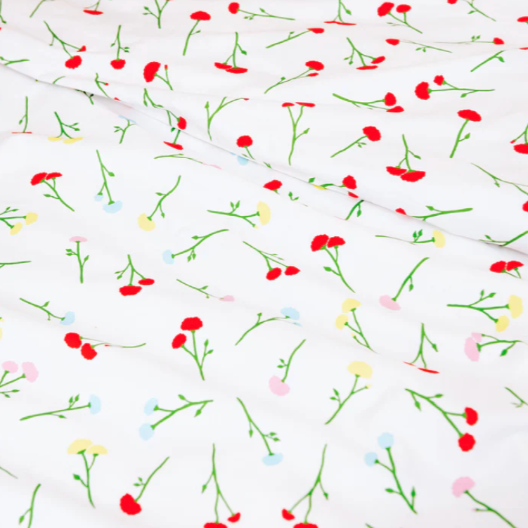 Bouquet Queen Duvet Cover by Beditorial bedding CANDID HOME   