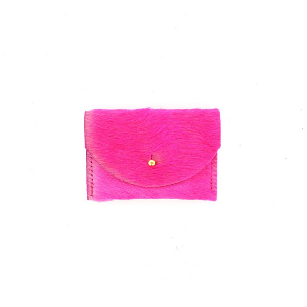 Cardholder by Primecut cardholder PRIMECUT Pink Cowhide  