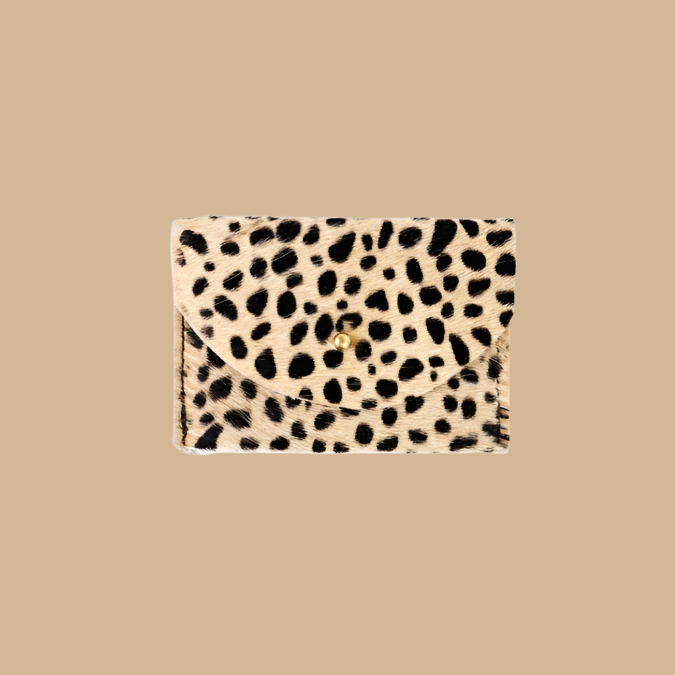 Leather Cardholder by Primecut cardholder PRIMECUT Tiny Spotted Cowhide
