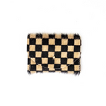 Leather Cardholder by Primecut cardholder PRIMECUT Tan Checkered Cowhide