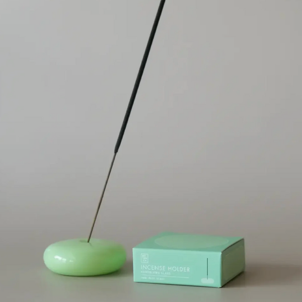 Bubble Incense Holder by Botanica INCENSE HOLDER BOTANICA Jade Milk Glass  