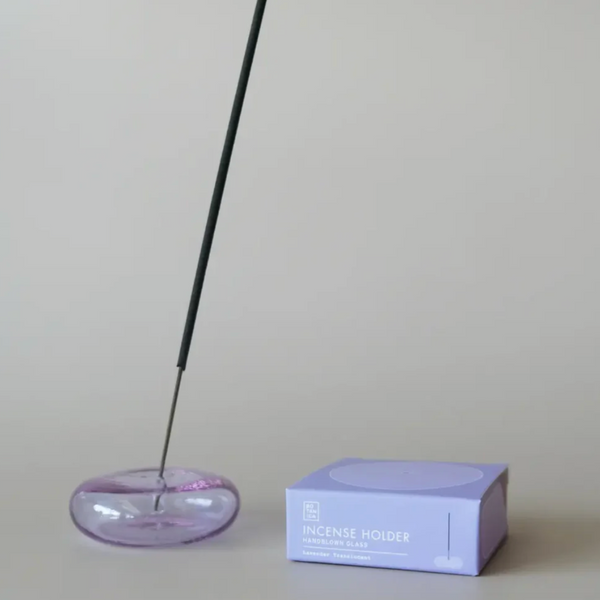 Bubble Incense Holder by Botanica INCENSE HOLDER BOTANICA Lavender Glass  