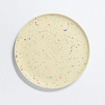 Speckled Ceramic Plates by Egg Back Home - Bread, Salad + Dinner Sizes plates egg back home Yellow Salad 9"  