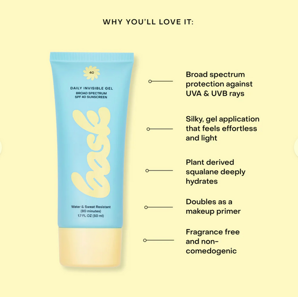 Daily Invisible Gel Sunscreen by Bask Sunscreen CANDID HOME   