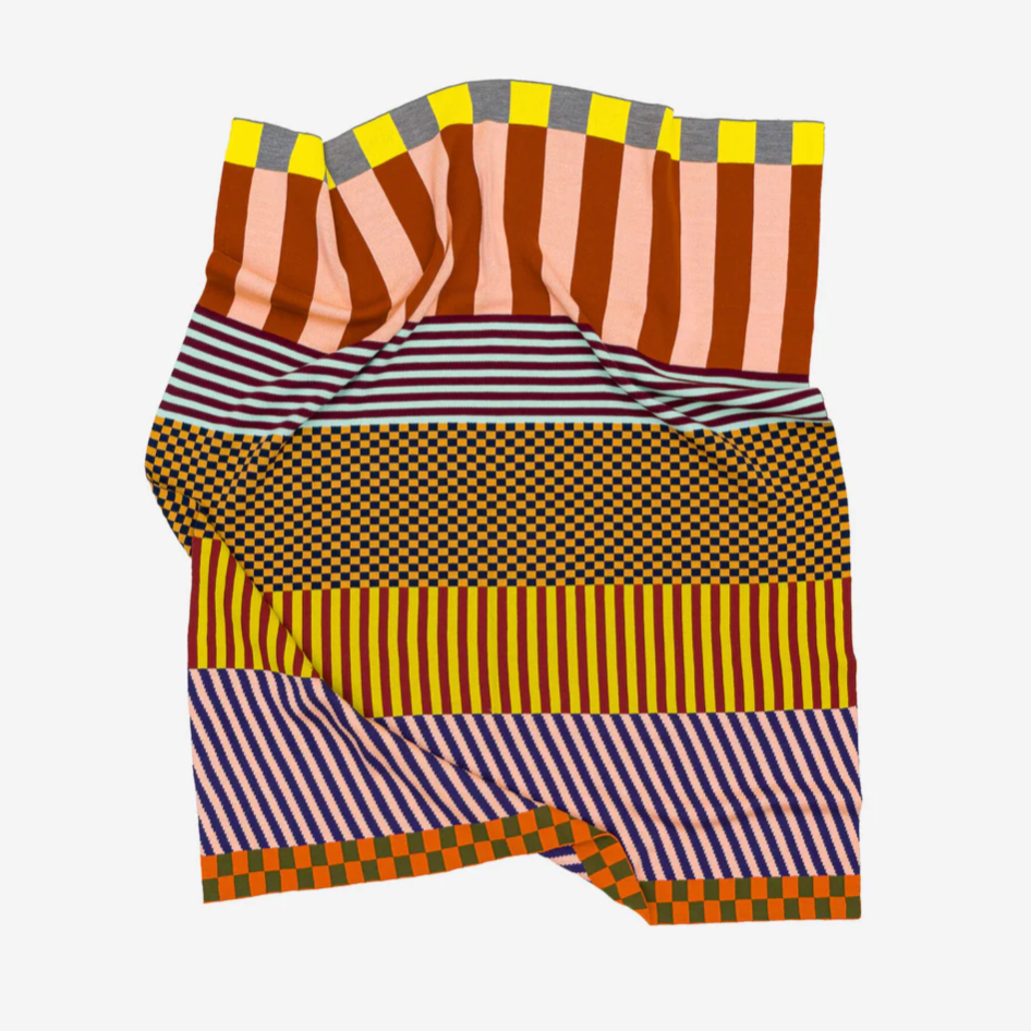 "Pattern Patch" Throw by Verloop Throw Blankets CANDID HOME   