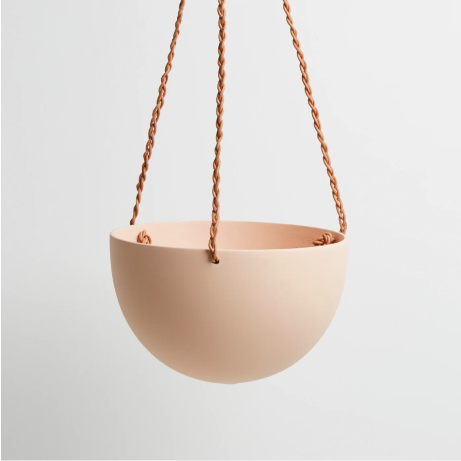 Capra Designs Terrazzo Dome Hanging Planter Pots & Planters Capra Designs Salt  